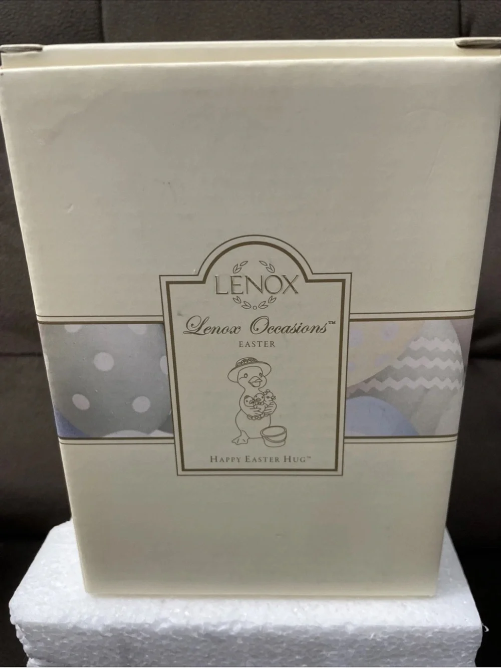 Lenox Occasions Easter HAPPY EASTER HUG Porcelain Duck 5” - SKU # 805459 - NIB!